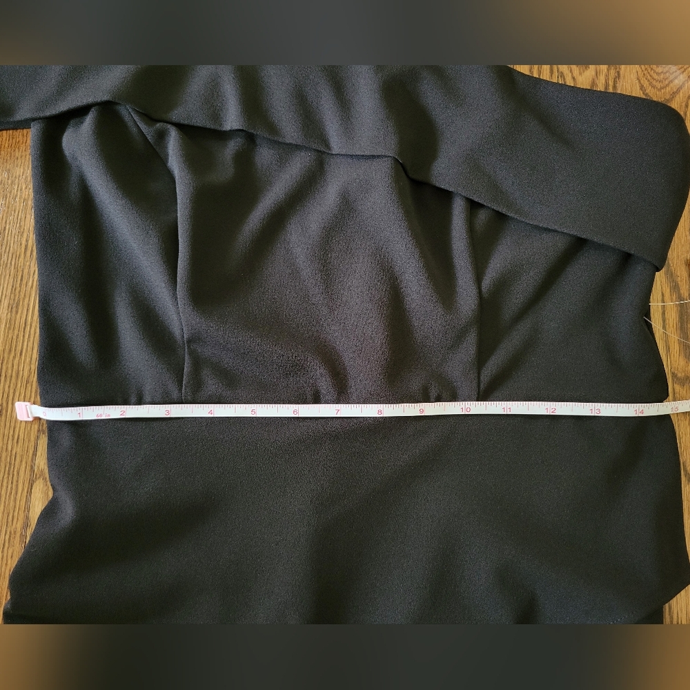 NWT Marina Black One Shoulder Jumpsuit - Picture 13 of 14